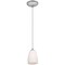 Access Lighting Sherry, Pendant, Brushed Steel Finish, Opal Glass 28069-1C-BS/OPL - alternate 1